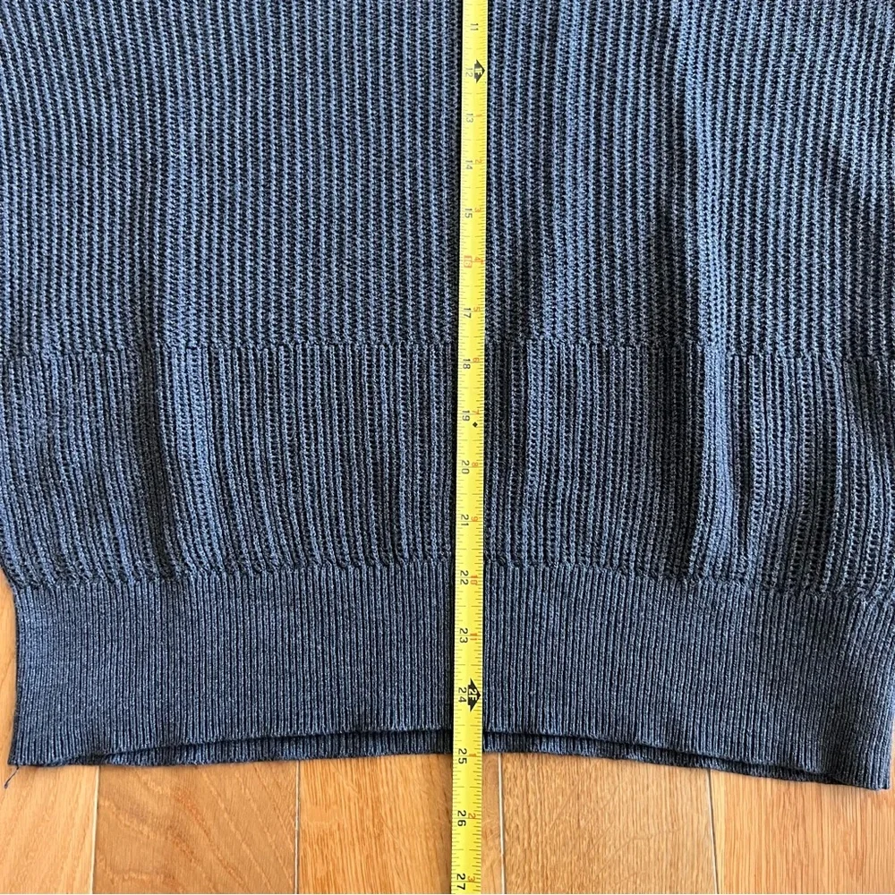 AllSaints Men’s Metz Long Sleeve Crew Neck Knit Dark Gray Sweater Size XS - Picture 4 of 8